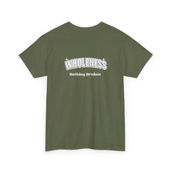 I Am Complete tee | Wholeness back design, affirmation shirt