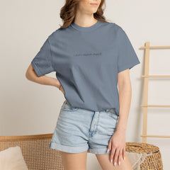 I don't explain myself anymore T-shirt | Minimal Typography Back Print